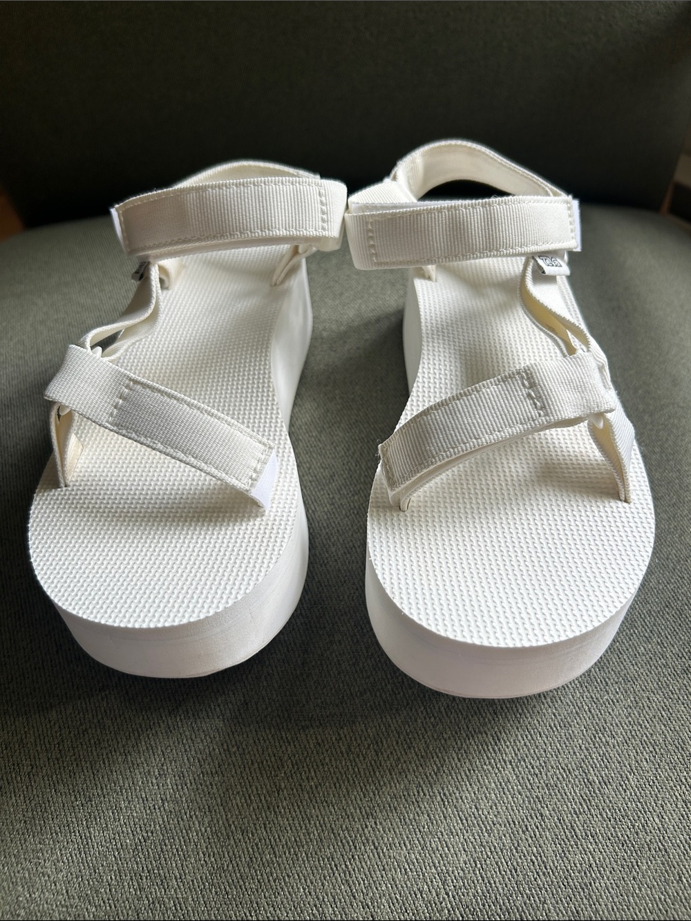 Teva Flatform in White - Picture 3 of 7